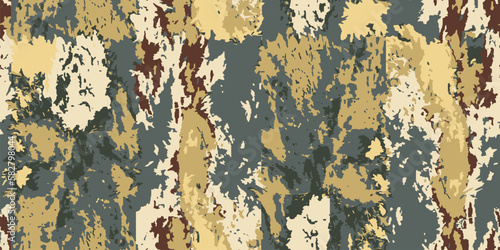 Camouflage texture for fabric and backgrounds. Seamless camouflage texture. Vector illustration eps-10 © DRUIDSS
