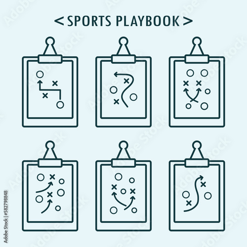 Sport tactical board design icon vector illustration