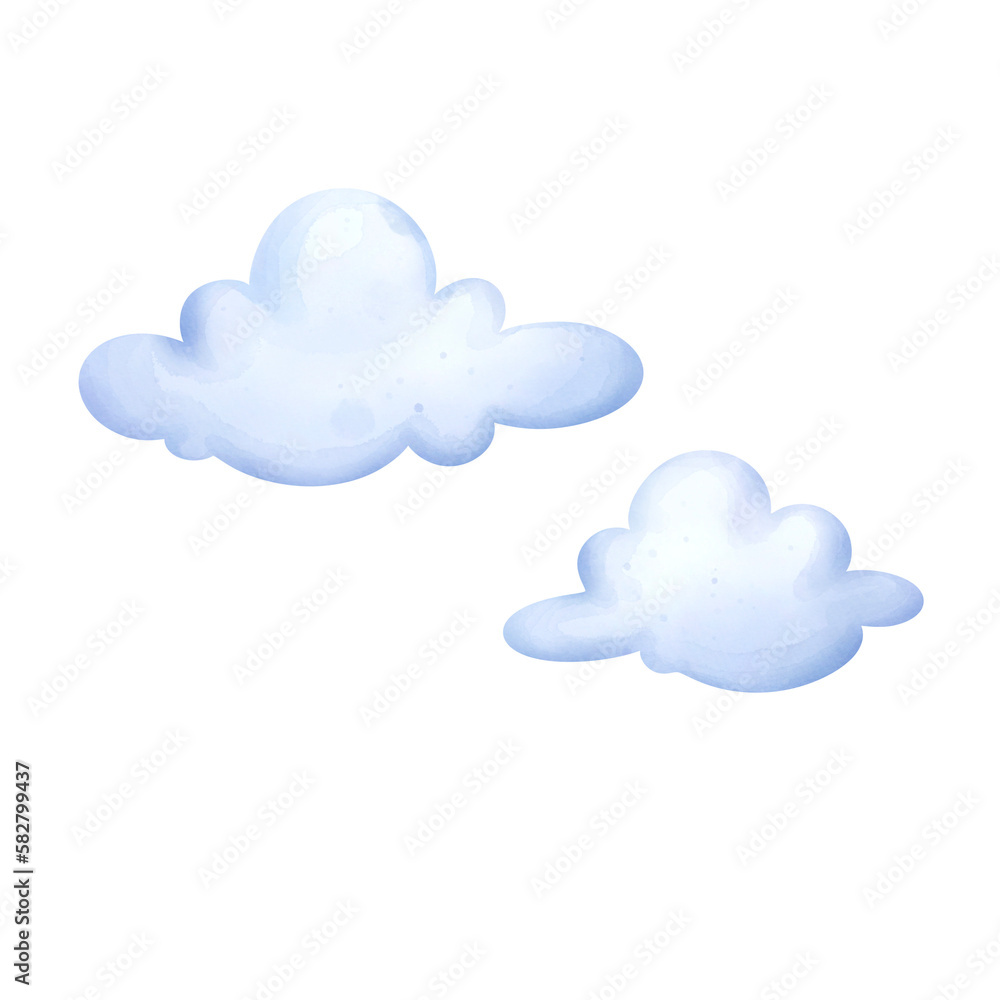Cloud watercolor Cloud watercolor