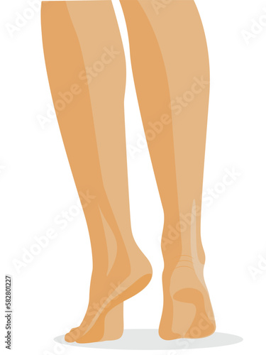 Human Legs, Vector illustration for advertising, medical (health care) publications,