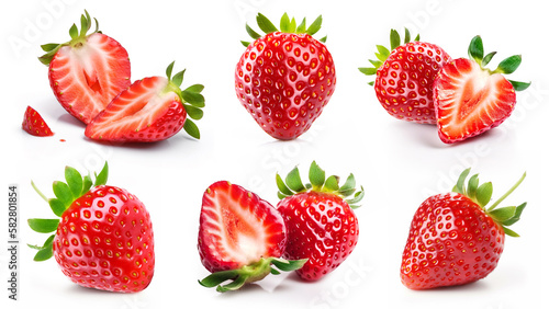 Set of strawberries: Creative recipes and ideas for incorporating this versatile ingredient into your meals and desserts.