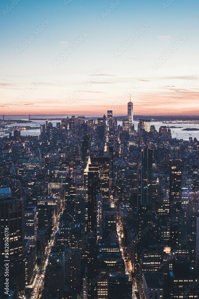 Naklejka premium NY Skyline B