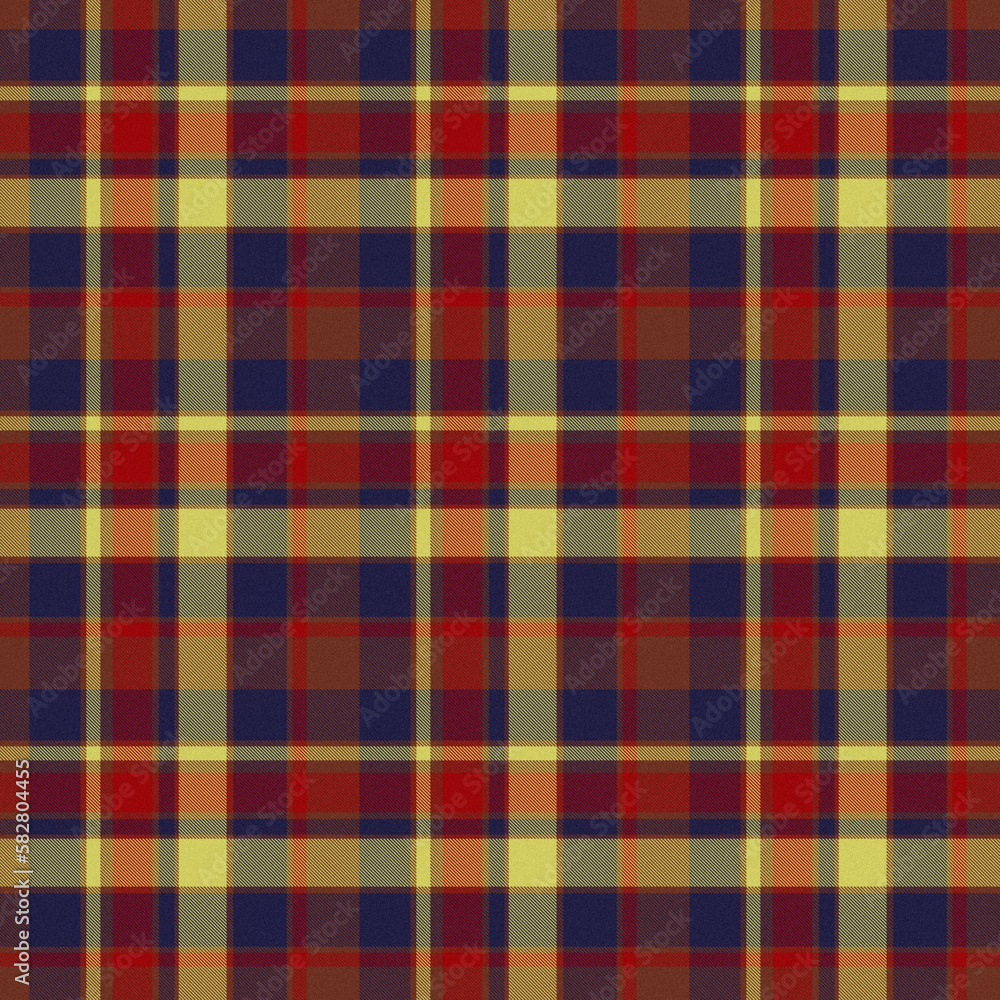 Red, yellow, blue plaid for wallpaper, textiles, decorations. Festive. Red, yellow, blue plaid for wallpaper, textiles, decorations. Festive.