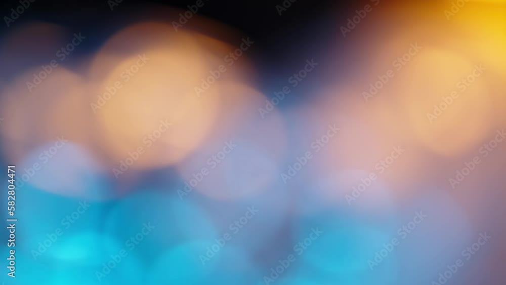 Red, Yellow, and Blue Bokeh Glow on a Dark Background Red, Yellow, and Blue Bokeh Glow on a Dark Background