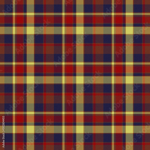 Red, yellow, blue plaid for wallpaper, textiles, decorations. Festive.
