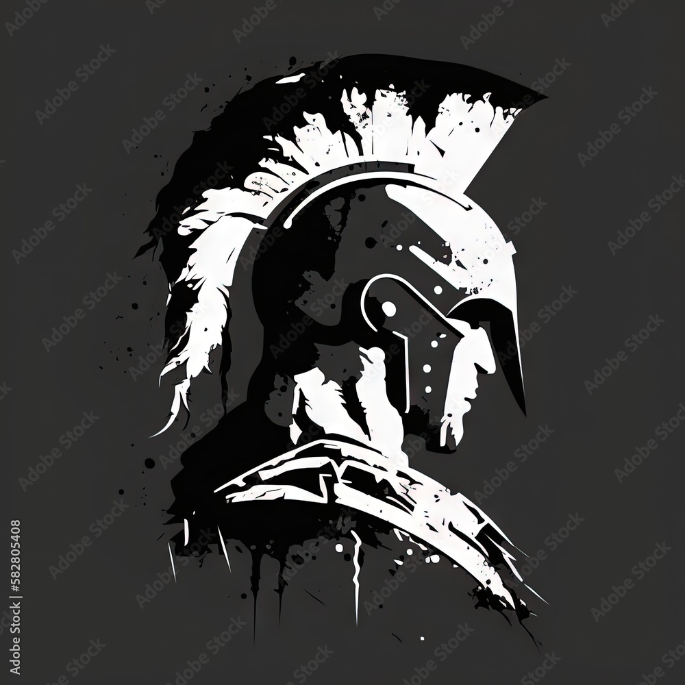 spartiate noir clouté