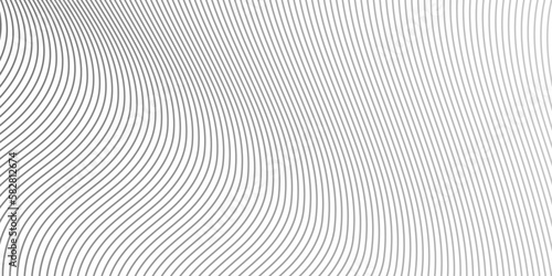Abstract white background with gray pattern of lines. Vector Illustration 