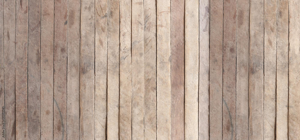 Fototapeta premium Vintage wooden boards of plank background.