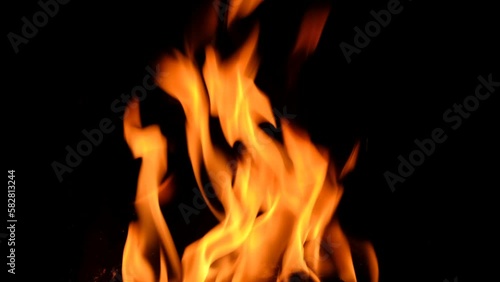 Slow-Slow-motion video of fire and flames	
motion video of fire and flames