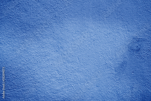 abstract blue concrete background, grungy plaster wall