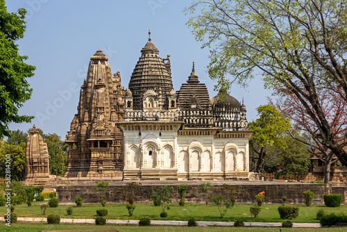 View of the temple in Khajuraho .India © Nataliya