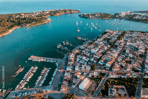 Portocolom, Mallorca, by drone