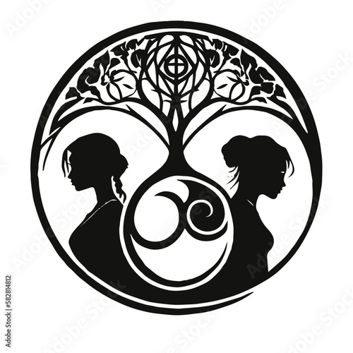 Sisters and Tree: A Symbolic Connection