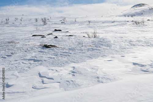 Schneetreiben, Wind und Kälte in den Bergen von Jotunheimen - Impression einer Skitour