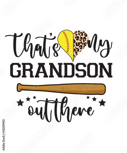 That's My Grandson Out There svg, Baseball svg, Clipart for Cricut, Grandson svg, That's my grandson svg,  Baseball Grandson SVG, That's My Grandson Out There Svg, Grandson Gift SVG, Digital Download 