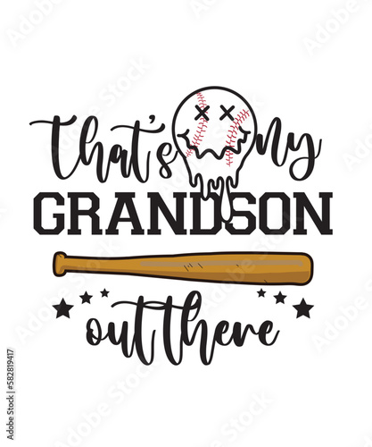That's My Grandson Out There svg, Baseball svg, Clipart for Cricut, Grandson svg, That's my grandson svg,  Baseball Grandson SVG, That's My Grandson Out There Svg, Grandson Gift SVG, Digital Download 