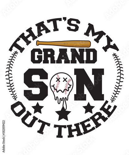 That's My Grandson Out There svg, Baseball svg, Clipart for Cricut, Grandson svg, That's my grandson svg,  Baseball Grandson SVG, That's My Grandson Out There Svg, Grandson Gift SVG, Digital Download 