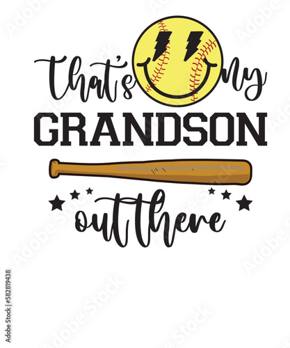 That's My Grandson Out There svg, Baseball svg, Clipart for Cricut, Grandson svg, That's my grandson svg,  Baseball Grandson SVG, That's My Grandson Out There Svg, Grandson Gift SVG, Digital Download 