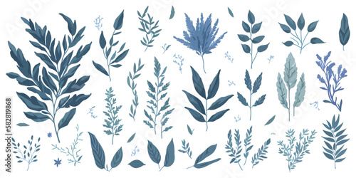 Spice Things Up. A Vector Set of Colorful Herbs for Your Seasoning Designs