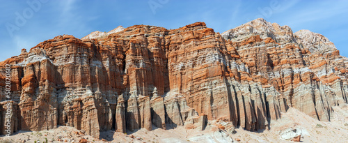 Red Cliffs at Red Rock Canyon State Park in Kern County, California.