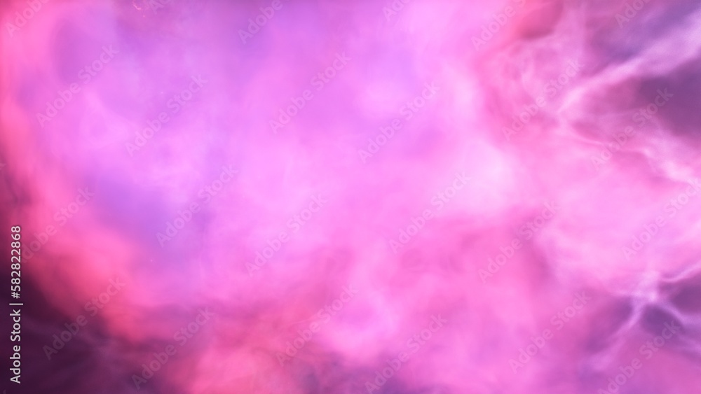 Cosmic background with a blue purple nebula and stars
