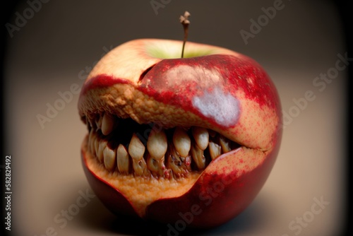 Supernatural Sweetness: The Bone-Chilling Apple Monster, GENERATIVE AI