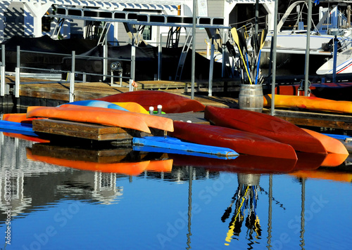 Boats at Marina at Table Rock State Park photo