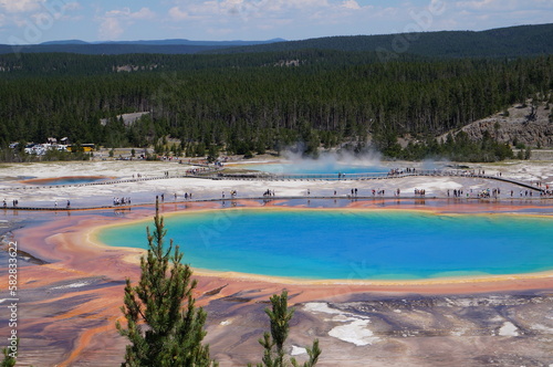 Beautiful color for Grand prismatic spring 