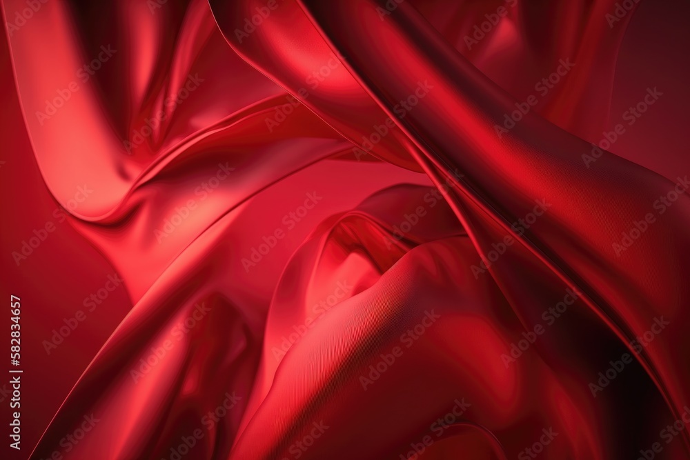 Red silk satin background. Abstract background luxury cloth or liquid wave or wavy folds. Red silk satin background. Abstract background luxury cloth or liquid wave or wavy folds.