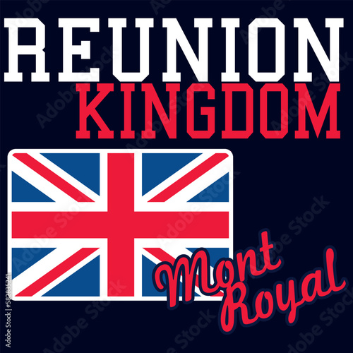 Denim flag british typography , t-shirt graphics, vectors