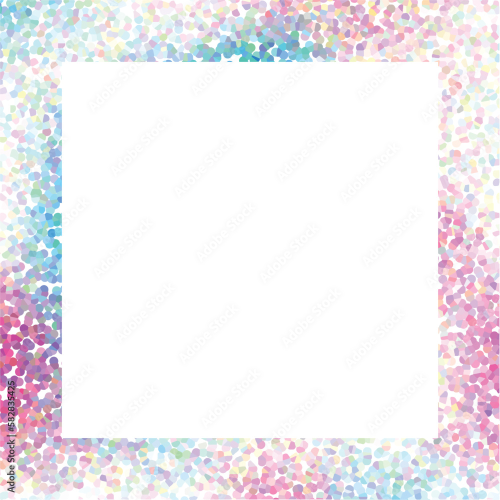 Remind blank note paper with copy space, colorful dotted pointillistic background