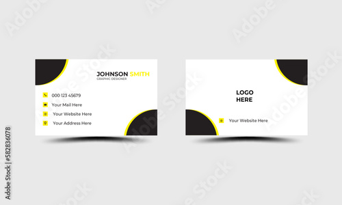  modern business card design . double sided business card design template   creative business card 