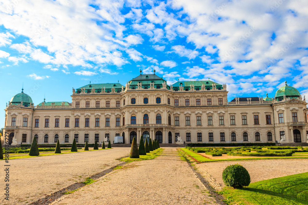 Upper Belvedere palace in Vienna, Austria