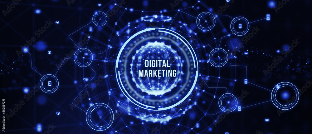 Business, Technology, Internet and network concept. Digital Marketing content planning advertising strategy concept. 3d illustration Business, Technology, Internet and network concept. Digital Marketing content planning advertising strategy concept. 3d illustration