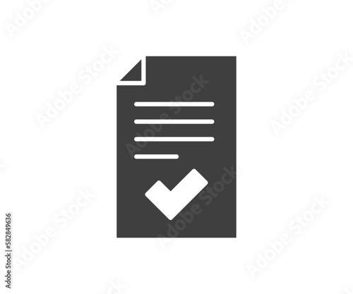 Good icon vector. Business success sign. Best quality symbol of correct, verified, certificate, approval, accepted, confirm, check mark. © SolaruS