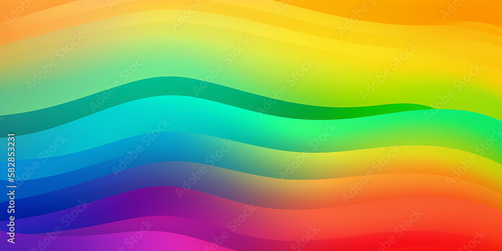 abstract wavy rainbow background, gay pride abstract wavy rainbow background, gay pride