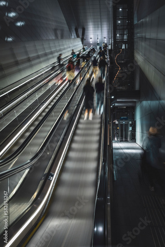 escalator in Amsterdam