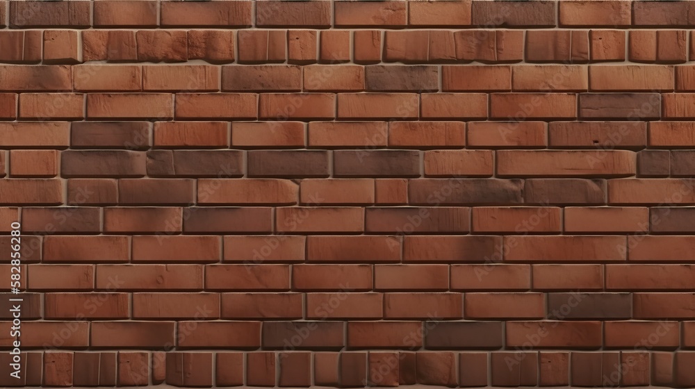 Fototapeta premium Brick wall texture pattern. Old stone background for any design. Generate Ai