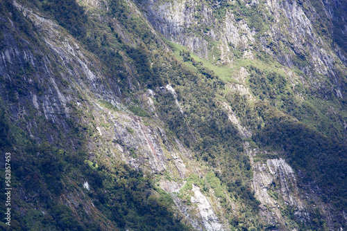 Fiordland National Park Mountain Steep Side © Ramunas
