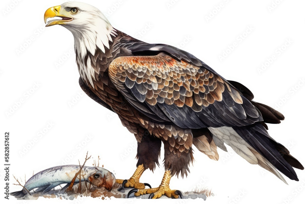 Obraz premium american bald eagle
