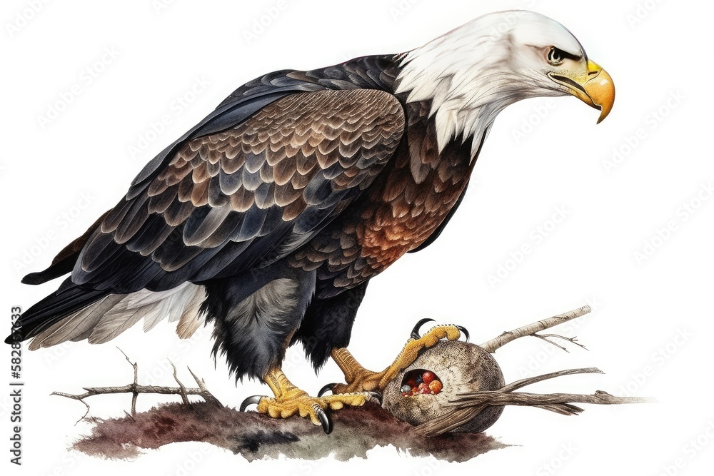 Fototapeta premium american bald eagle