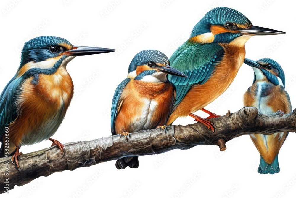 kingfisher on the branch kingfisher on the branch