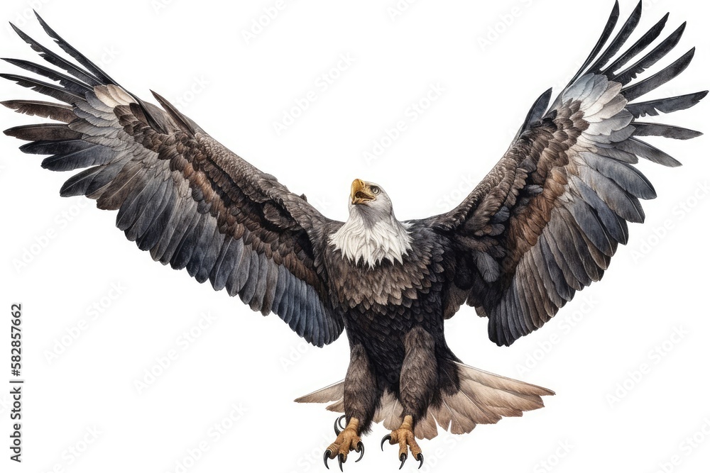 Obraz premium bald eagle in flight