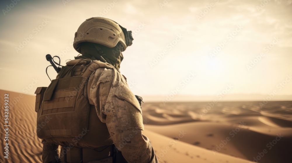 army in the desert, desert storm, generative ai army in the desert, desert storm, generative ai
