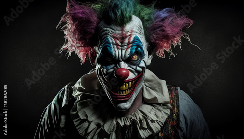 Evil Clown Smiling