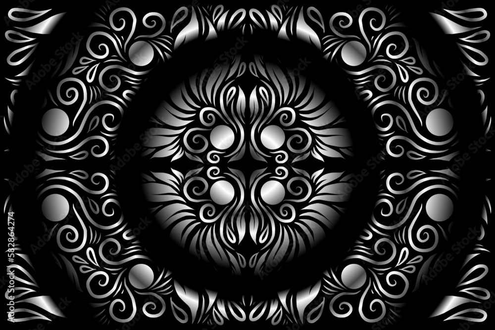 Beautiful caleidoscope symmetrical colourful gradient flowers line art of traditional background batik dayak ornament design template elements
Beautiful caleidoscope symmetrical colourful gradient flowers line art of traditional background batik dayak ornament design template elements