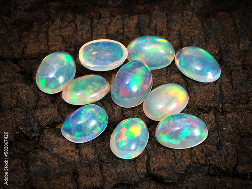 Natural Ethiopian Opal Loose Gemstone