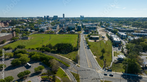Aerial view of Tallahassee, Florida. 