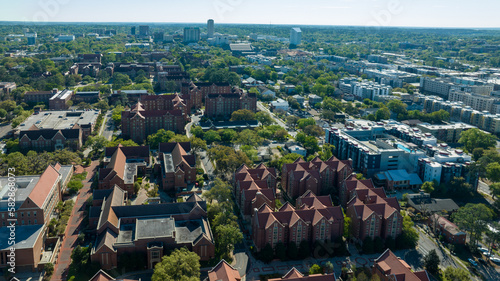 Aerial view of Tallahassee, Florida.  photo
