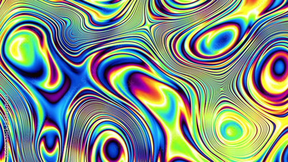 Seamless abstract wavy background for loop playback. 4k video. Moving liquid surface. Seamless abstract wavy background for loop playback. 4k video. Moving liquid surface.